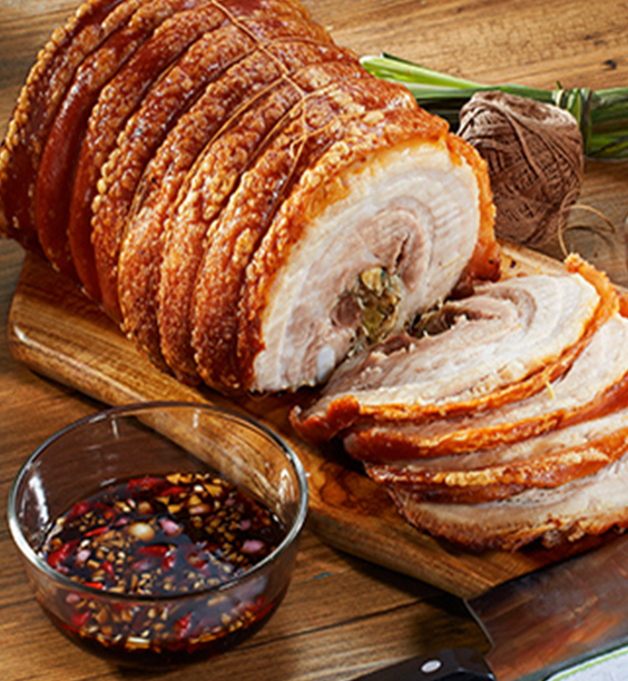 Featured image for “Lechon in a Bag: Sliced Lechon Belly”