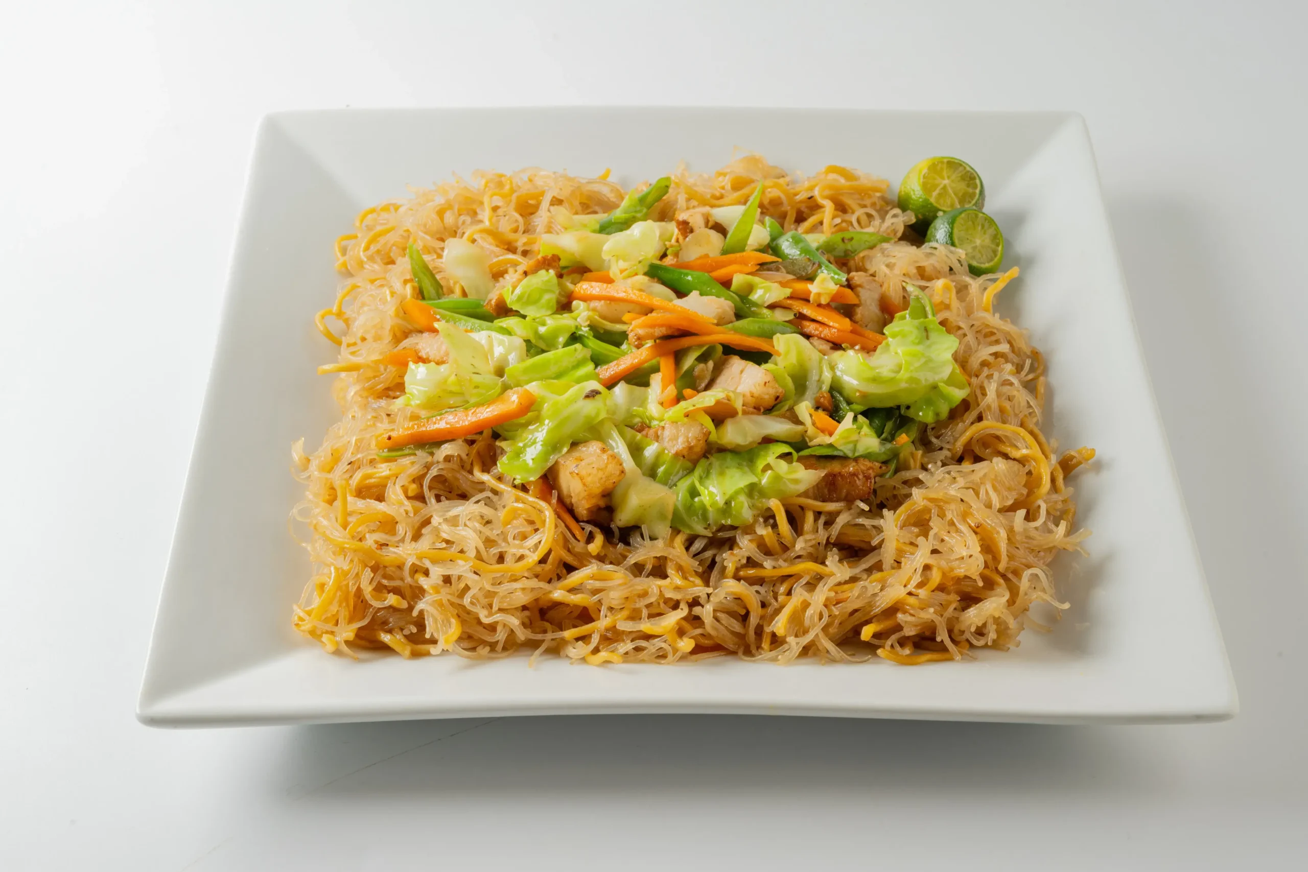 Pancit Bihon and Canton