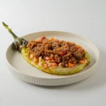 Ensaladang Pritong Talong at Kamatis