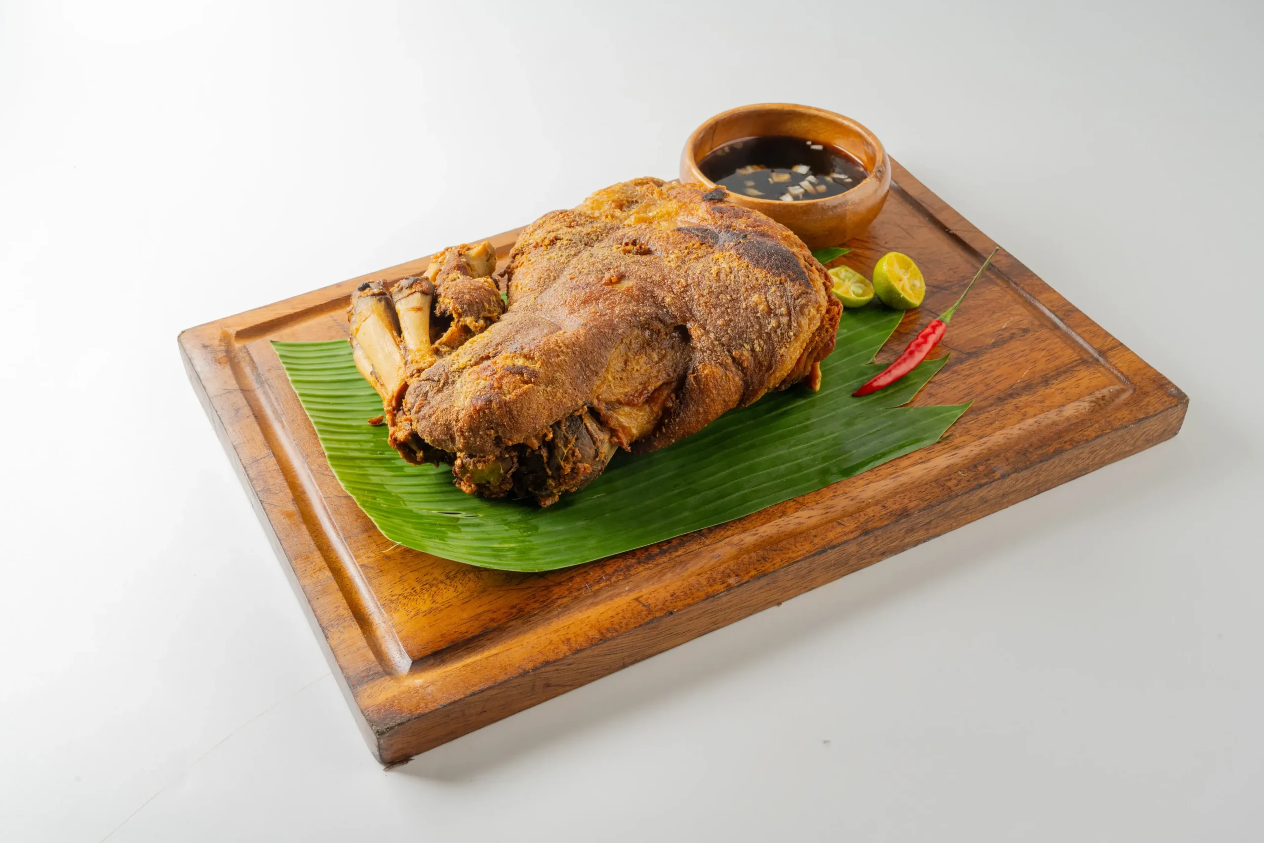Crispy Pata with Crunchy Garlic