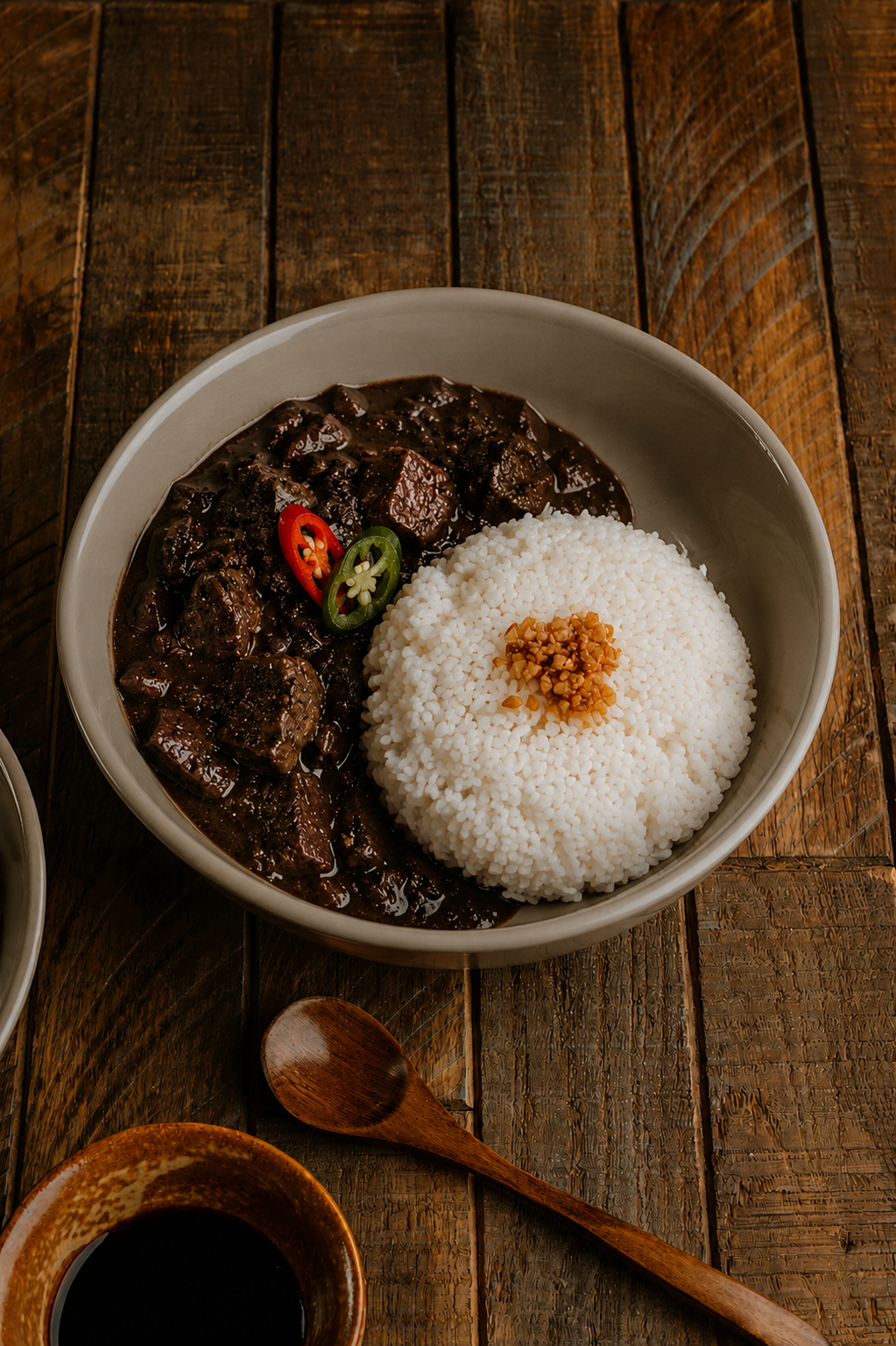 Featured image for “Dinuguan Rice Bowl”